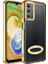 Samsung Galaxy A24 Uyumlu Kılıf Kamera Korumalı Logo Gösteren Zore Omega Kapak, Gold 1