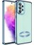 Samsung Galaxy A32 4g Uyumlu Kılıf Kamera Korumalı Logo Gösteren Zore Omega Kapak, Sierra Mavi 1