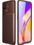 Oppo Reno 5 Lite Uyumlu Kılıf Zore Negro Silikon Kapak, Kahverengi 1