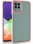 Samsung Galaxy A12 Uyumlu Kılıf Zore Flora Kapak, Rose Gold 1