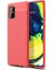 Samsung Galaxy A51 Uyumlu Kılıf Zore Niss Silikon Kapak, Kırmızı 1