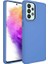 Samsung Galaxy A53 5g Uyumlu Kılıf Metal Çerçeve ve Buton Tasarımlı Silikon Zore Luna Kapak, Lavendery Gray 1