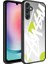 Samsung Galaxy A54 Uyumlu Kılıf Aynalı Desenli Kamera Korumalı Parlak Zore Mirror Kapak, Yazı 1