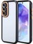 Samsung Galaxy A55 Uyumlu Kılıf Kamera Korumalı Renkli Kenar ve Çerçeve Tasarımlı Zore Vitamin Kapak, Siyah 1