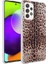 Samsung Galaxy A72 Uyumlu Kılıf Zore Bella Kapak, Leopar 1