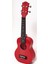 UK110 Krom Burgu Kırmızı Soprano Ukulele 1