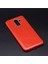 Samsung Galaxy J8 Uyumlu Kılıf Shining Silikon, Kırmızı 1