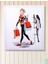 Havalı Kadınlar Lady Shopping Kanvas Tablo 40 x 45 cm 1