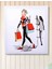 Havalı Kadınlar Lady Shopping Kanvas Tablo 40 x 45 cm 2