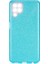 Samsung Galaxy M22 Uyumlu Kılıf Shining Silikon, Mavi 1