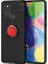 Samsung Galaxy M31 Uyumlu Kılıf Ravel Silikon Kapak, Siyah-Kırmızı 1