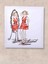 Havalı Kadınlar Lady Mirror Kanvas Tablo 40 x 45 cm 2