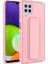 Samsung Galaxy M32 Uyumlu Kılıf Qstand Kapak, Pembe 1