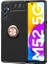 Samsung Galaxy M52 Uyumlu Kılıf Ravel Silikon Kapak, Siyah-Rose Gold 1