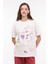 Wl Flor 11SS173 4fx Ekru Kadın Kısa Kol T-Shirt 1