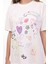 Wl Flor 11SS173 4fx Ekru Kadın Kısa Kol T-Shirt 4