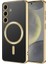Samsung Galaxy S24 Uyumlu Kılıf Kamera Korumalı Magsafe Wireless Şarj Özellikli Demre Kapak, Gold 1