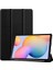Samsung Galaxy Tab A7 10.4 T500 (2020) Uyumlu Zore Smart Cover Standlı 1-1 Kılıf, Siyah 1
