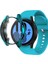 Samsung Galaxy Watch 4 Classic 46MM Uyumlu Zore Watch Gard 02 Koruyucu Silikon, Koyu Yeşil 1