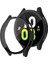 Samsung Galaxy Watch 5 40MM Uyumlu Sert Pc Kasa ve Ekran Koruyucu Zore Watch Gard 14, Siyah 2