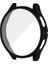 Samsung Galaxy Watch 5 44MM Uyumlu Sert Pc Kasa ve Ekran Koruyucu Zore Watch Gard 14, Siyah 1