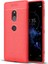 Sony Xperia Xz2 Uyumlu Kılıf Niss Silikon Kapak, Kırmızı 1