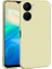Vivo Y16 Uyumlu Kılıf Premier Silikon Kapak, Gold 1