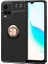 Vivo Y21S Uyumlu Kılıf Ravel Silikon Kapak, Siyah-Rose Gold 1