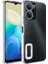 Vivo Y16 Uyumlu Kılıf Kamera Korumalı Logo Gösteren Omega Kapak, Gümüş 1