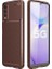 Vivo Y20 Uyumlu Kılıf Negro Silikon Kapak, Kahverengi 1