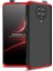 Xiaomi Poco F2 Pro Uyumlu Kılıf Ays Kapak, Siyah-Kırmızı 1