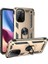 Xiaomi Redmi K40 Uyumlu Kılıf Vega Kapak, Gold 1