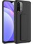 Xiaomi Redmi Note 10 Uyumlu Kılıf Qstand Kapak, Siyah 1