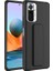 Xiaomi Redmi Note 10 Pro Uyumlu Kılıf Qstand Kapak, Siyah 1