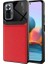Xiaomi Redmi Note 10 Pro Uyumlu Kılıf Emiks Kapak, Kırmızı 1