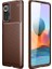 Xiaomi Redmi Note 10 Pro Uyumlu Kılıf Negro Silikon Kapak, Kahverengi 1