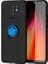 Xiaomi Redmi 9 Uyumlu Kılıf Ravel Silikon Kapak, Siyah-Mavi 1