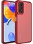 Xiaomi Redmi Note 11 Pro 5g Uyumlu Kılıf Kamera Korumalı Transparan Post Kapak, Kırmızı 1