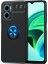 Xiaomi Redmi Note 11E Uyumlu Kılıf Ravel Silikon Kapak, Siyah-Mavi 1