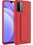 Xiaomi Redmi Note 10S Uyumlu Kılıf Qstand Kapak, Kırmızı 1