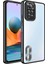 Xiaomi Redmi Note 11 Global Uyumlu Kılıf Kamera Korumalı Logo Gösteren Omega Kapak, Siyah 1