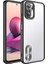 Xiaomi Redmi Note 10 Uyumlu Kılıf Kamera Korumalı Logo Gösteren Omega Kapak, Siyah 1
