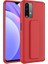 Xiaomi Redmi Note 10 Uyumlu Kılıf Qstand Kapak, Kırmızı 1