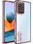 Xiaomi Redmi Note 11S Global Uyumlu Kılıf Kamera Korumalı Logo Gösteren Omega Kapak, Rose Gold 1