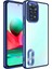 Xiaomi Redmi Note 11 Global Uyumlu Kılıf Kamera Korumalı Logo Gösteren Omega Kapak, Lacivert 1