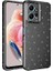 Xiaomi Redmi Note 12 4g Uyumlu Kılıf Kamera Korumalı Simli Lüks Koton Kapak, Gri 1