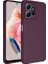 Xiaomi Redmi Note 12 4g Uyumlu Kılıf Mara Lansman Kapak, Koyu Mor 1