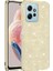 Xiaomi Redmi Note 12 4g Uyumlu Kılıf Shining Silikon, Gold 1