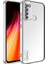 Xiaomi Redmi Note 8 Uyumlu Kılıf Kamera Korumalı Logo Gösteren Omega Kapak, Gümüş 1