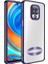 Xiaomi Redmi Note 9 Pro Uyumlu Kılıf Kamera Korumalı Logo Gösteren Omega Kapak, Derin Mor 1